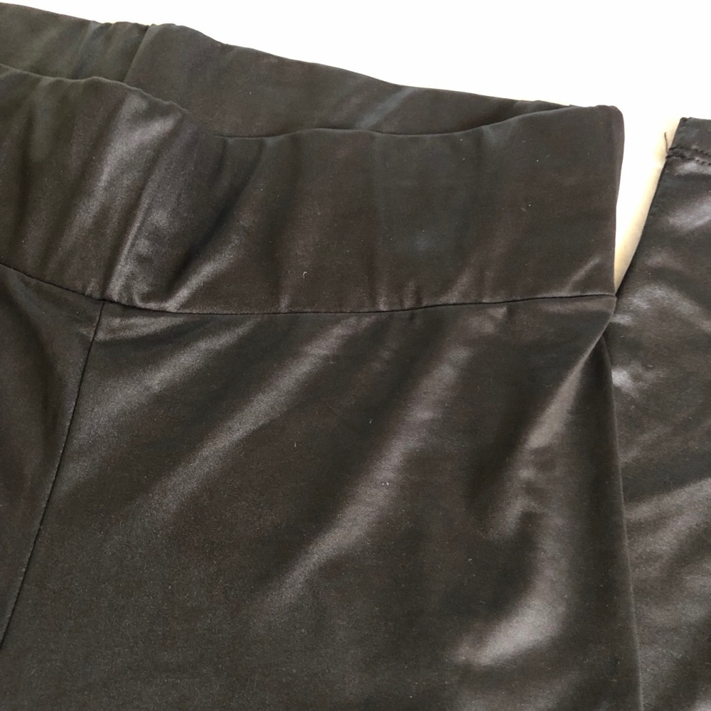 Faux leather black leggings Cello Jeans spandex & polyester